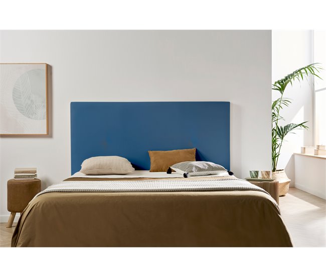 CABECERO TAPIZADO NEUS POLIPIEL - Moonia 145 Azul Marino