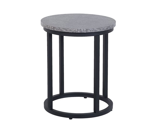 Beliani Conjunto de mesas DENNY 48x48 Negro