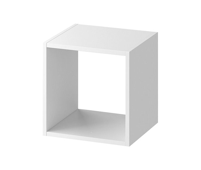 Acomoda Textil – Estantería para Pared y Suelo. (1 Cubo) 34 Blanco