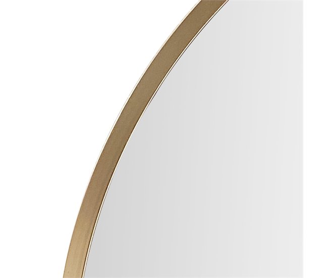 Espejo de pared para el baño Modugno redondo [en.casa] 60x2 Dorado