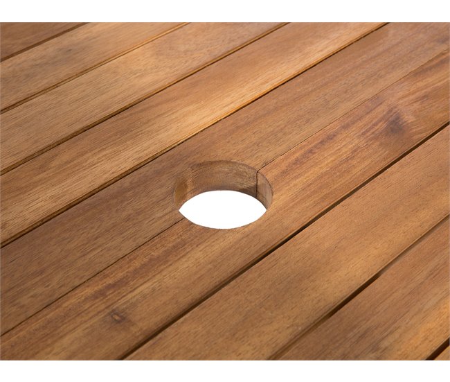 Beliani Conjunto de comedor MAUI Gris