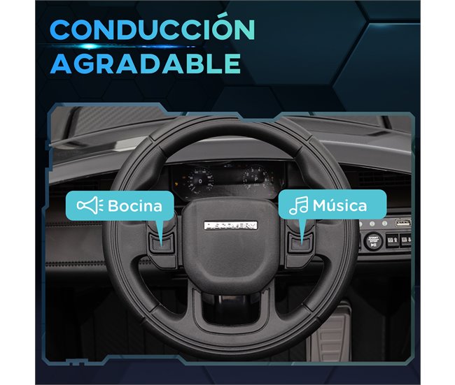 Coche Eléctrico Infantil Plástico, Metal AIYAPLAY Negro