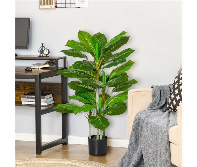 Árbol Perenne Artificial PE, PEVA HOMCOM, hogar - decoración Verde