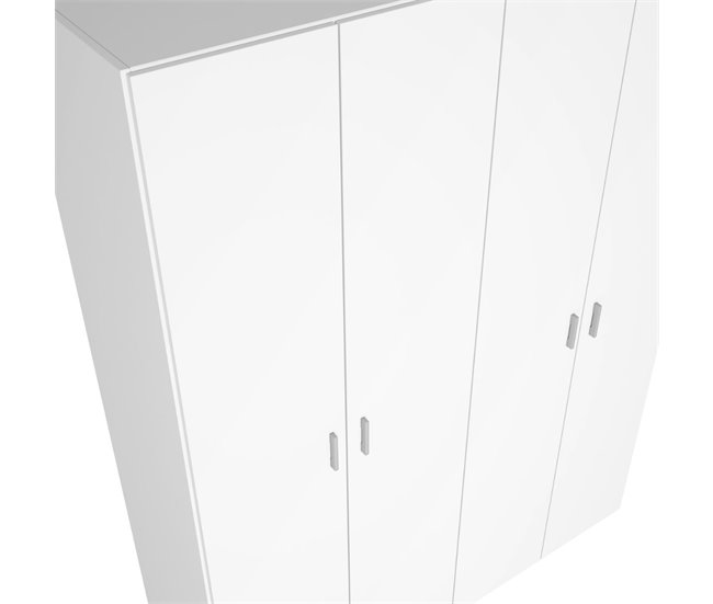 Armario River  puertas abatibles 150 Blanco
