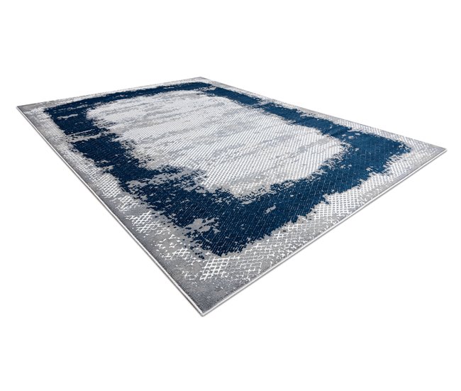 Alfombra CORE A004 Marco, sombreado 140x190 Azul