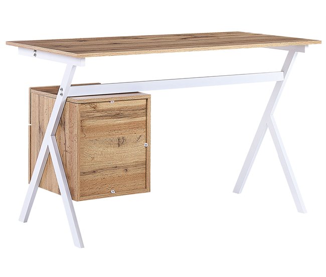 Beliani Escritorio ASHLAND 120x60 Marron
