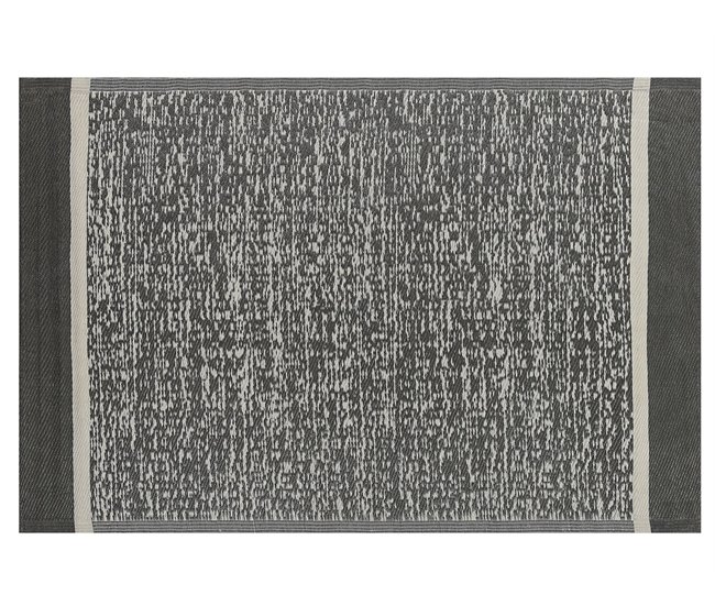 Beliani Alfombra de exterior BALLARI 120x180 Negro