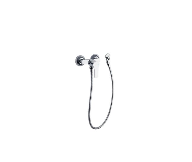 Grifo de Bidé Monomando para WC con Accesorios Cromo