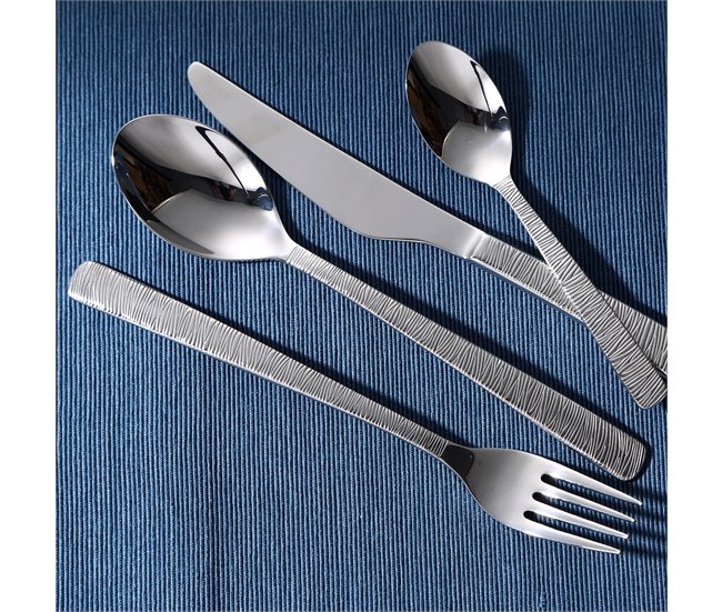 Set de 2 Cuchillos de mesa LYON Bergner Plateado
