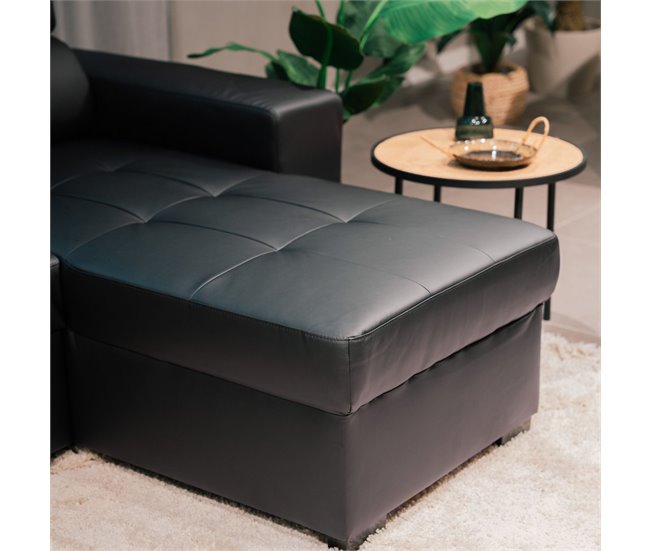 BUDWING John Sofá Cama Negro