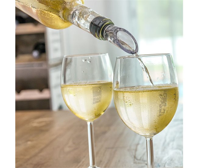 Enfriador de Vino con Aireador IG813505 Plateado