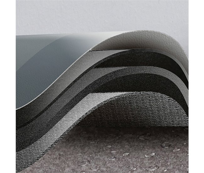 Alfombrilla de Baño Superabsorbente Gris