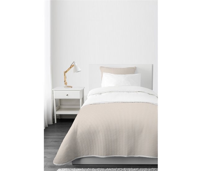 Funda cojín Vichy Beige