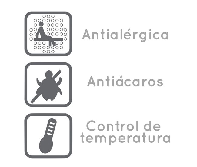 Almohadas Pack 3 Gris