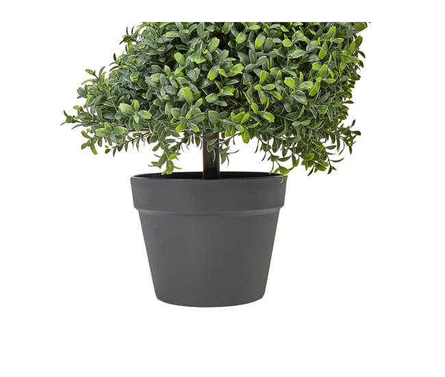 Beliani Planta artificial BUXUS SPIRAL TREE Verde