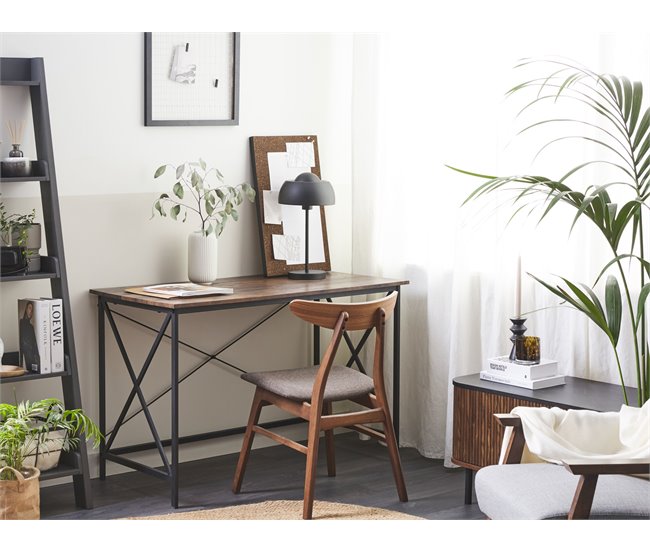 Beliani Escritorio FUTON Marron