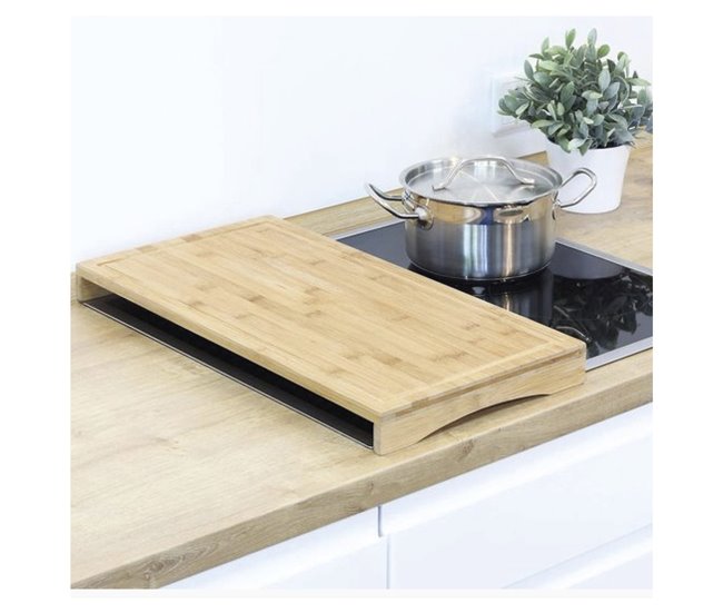 Acomoda Textil – Tabla de Cortar (Tabla Cubre Vitrocerámica) Madera