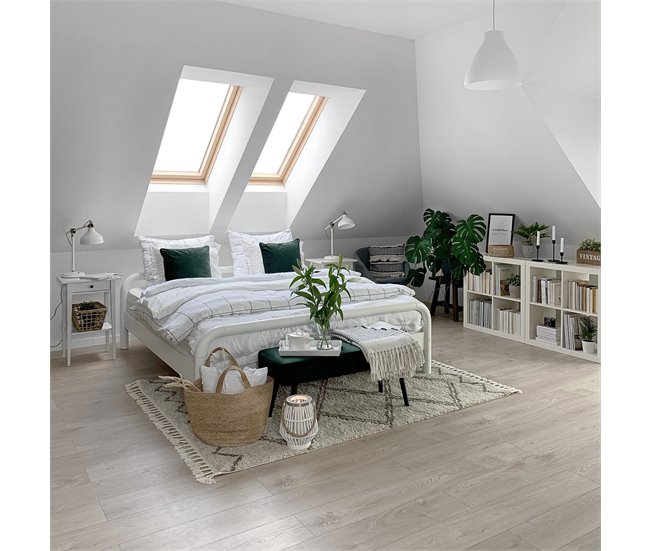 Alfombra BERBER ASILA B5970 Franjas Bereber Marroquí 140x190 Crema