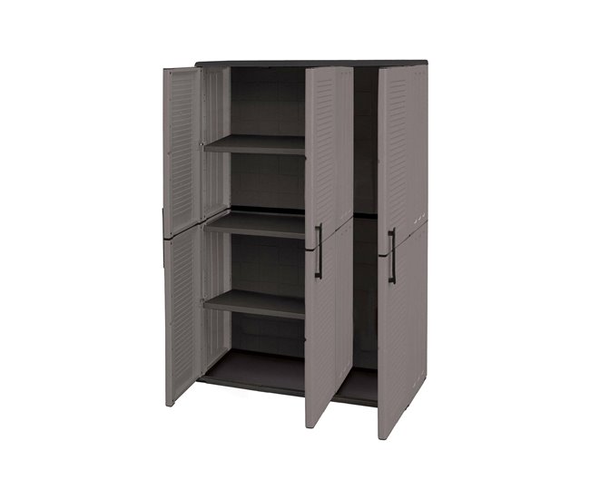 Armario exterior en PVC Gris