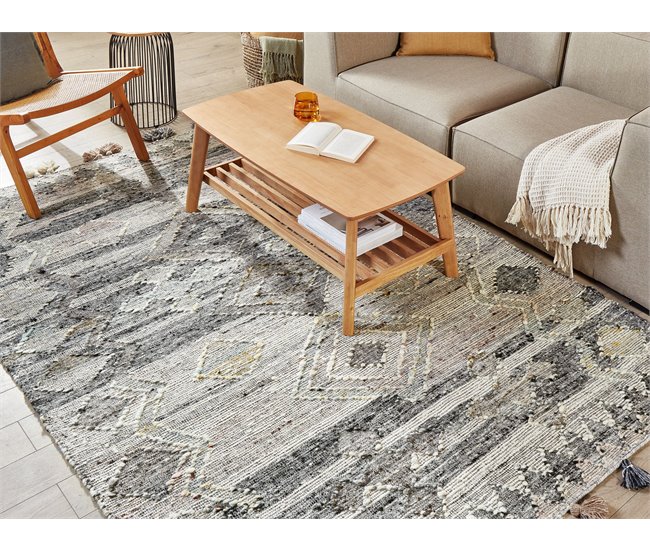 Beliani Kilim ARATASHEN 160x230 Gris