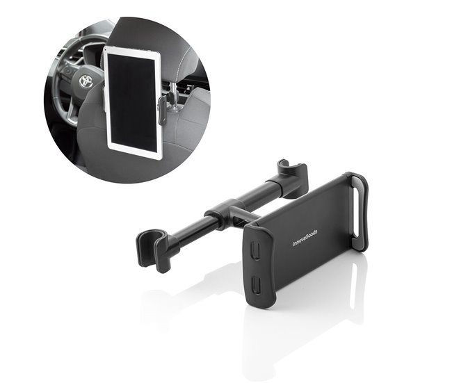 Soporte de Tablet para Coche Negro