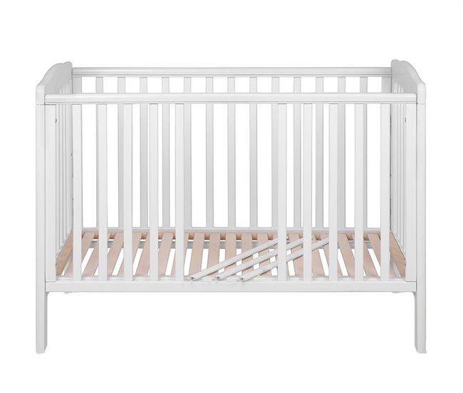Cuna para bebé YappyQu con base ajustable Blanco