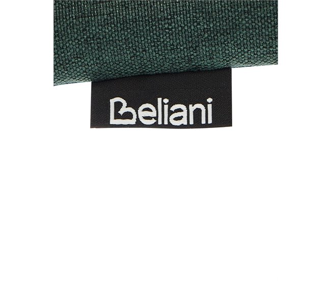 Beliani Silla de bar CORNELL Negro/ Verde