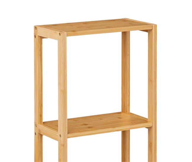 Estantería Modular en Bambú con 3 Niveles Canoply Thinia Home 35 Natural