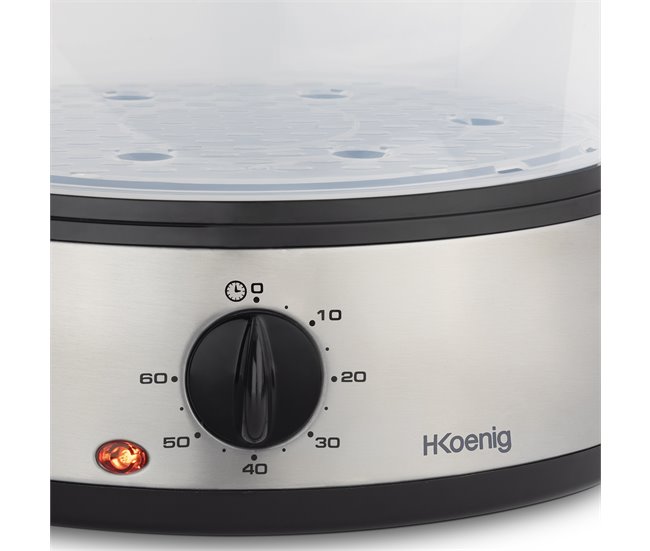 Vaporera Eléctrica Vap10 H.koenig Negro/ Gris