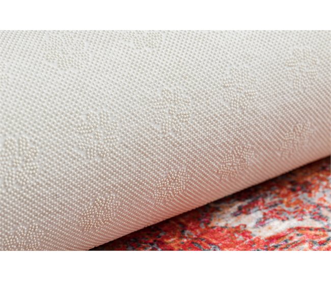 Alfombra lavable ANDRE 1684 Marco vintage 120x170 Rojo
