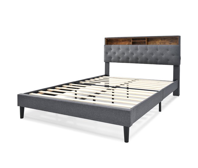 Camas de matrimonio Gris