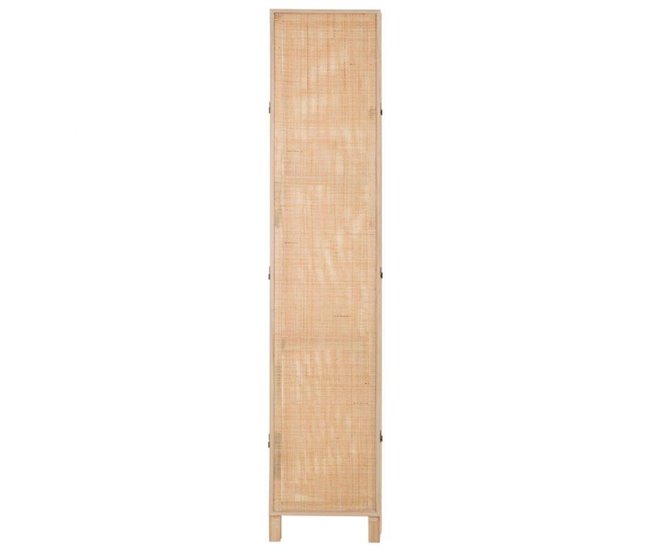 Parabán de madera y rejilla Marron