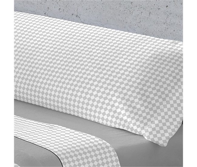 Juego Sábanas 3 piezas Microfibra Sol Gris