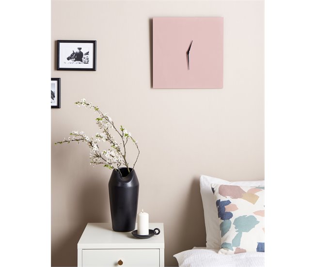 Beliani Reloj de pared TOMAR Rosa