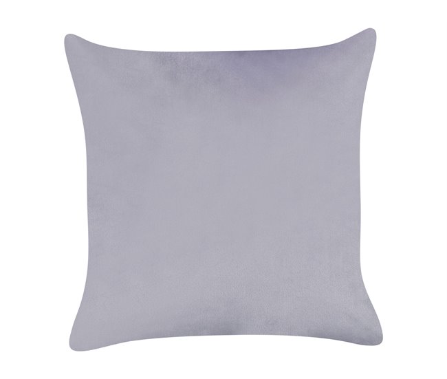 Beliani Cojín decorativo CROSSANDRA Violeta