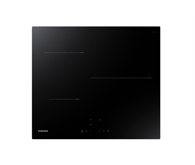 Placa inducción SAMSUNG NZ63T3706A1/UR 3 zonas 59cm negro  Negro
