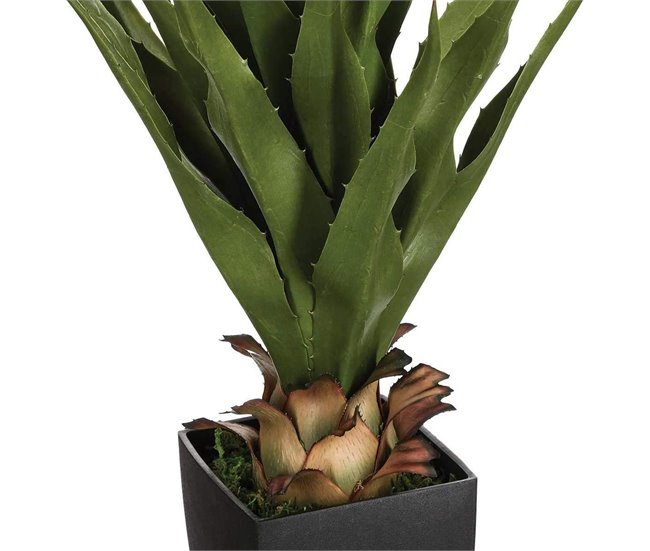 WELL HOME - Palmera artificial en maceta Verde Oscuro