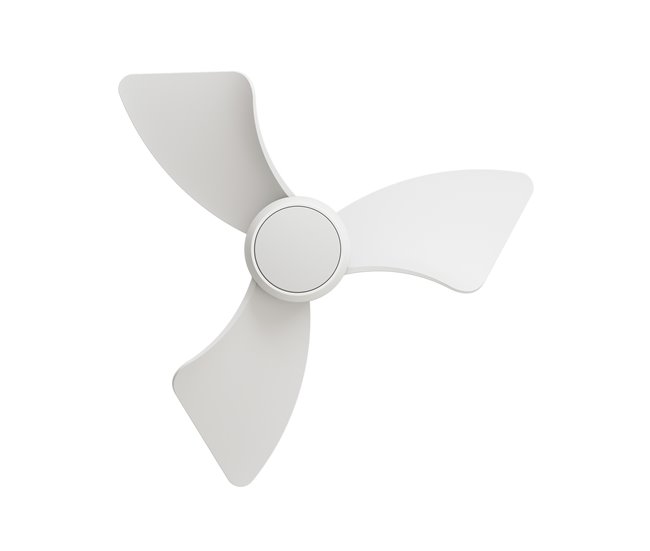 Ventilador techo ASHER aspas led motor DC  Blanco