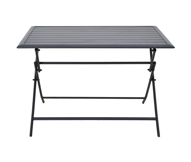 Mesa plegable de jardín HANA gris oscuro Gris