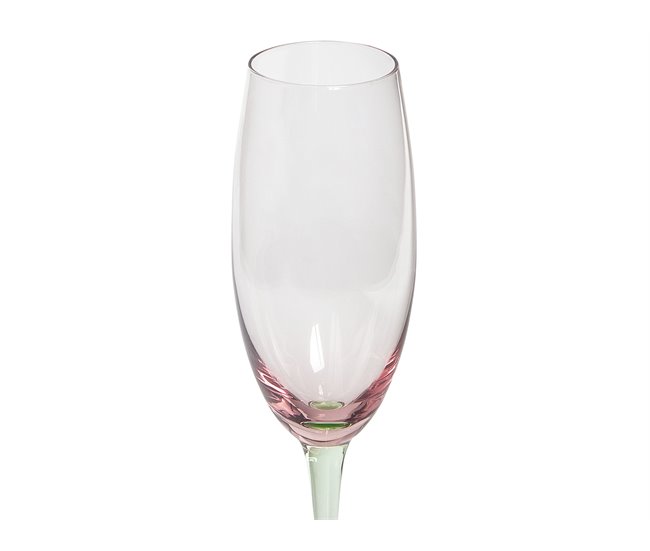 Beliani Cristalería Vidrio DIOPSIDE Rosa Talco