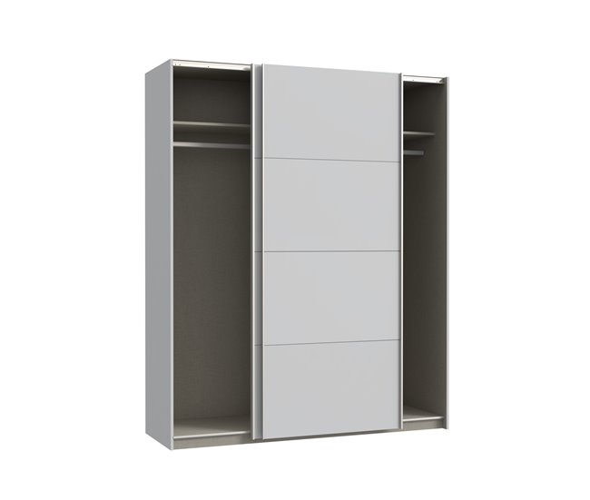 Armario NEVADA puertas correderas Gris