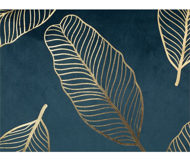 Beliani Cojín decorativo FREESIA 45x45 Azul/ Verde
