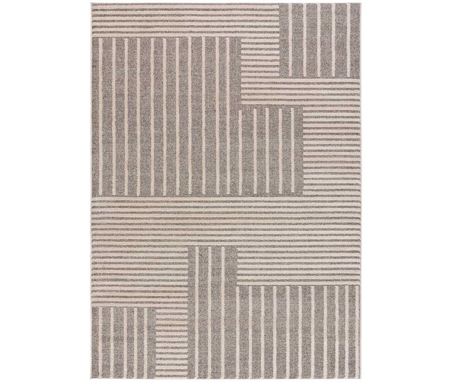 Alfombra geométrica con relieve PAULA - ATTICGO 160x230 Beige