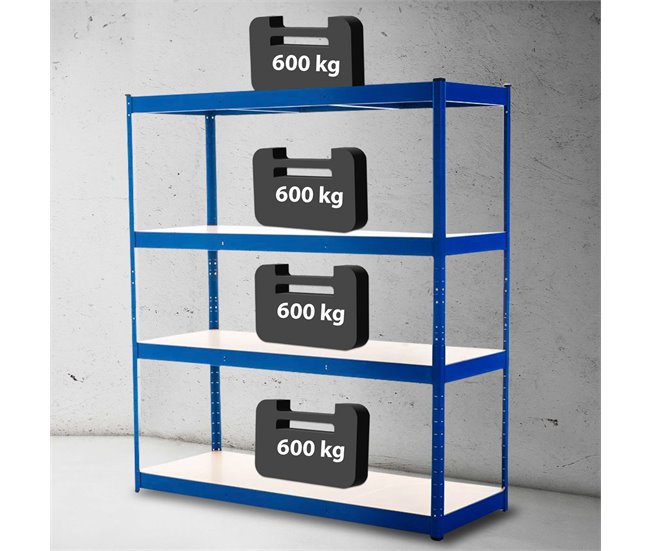 - Schwerlastregal - Metal 160 Azul