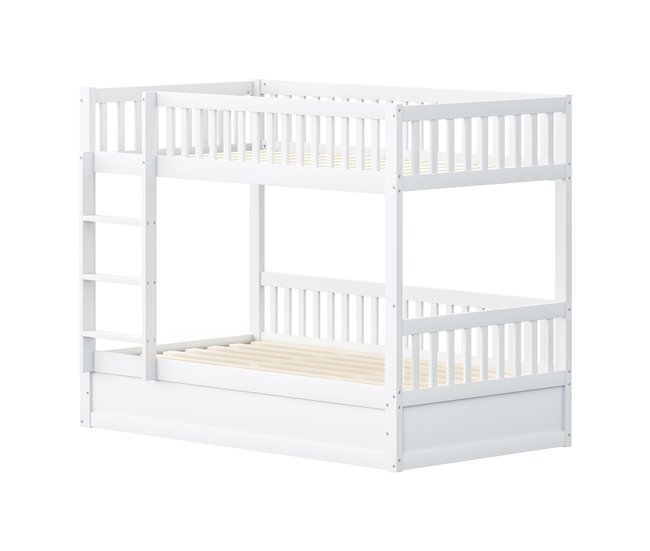 Cama litera 95x205 Blanco