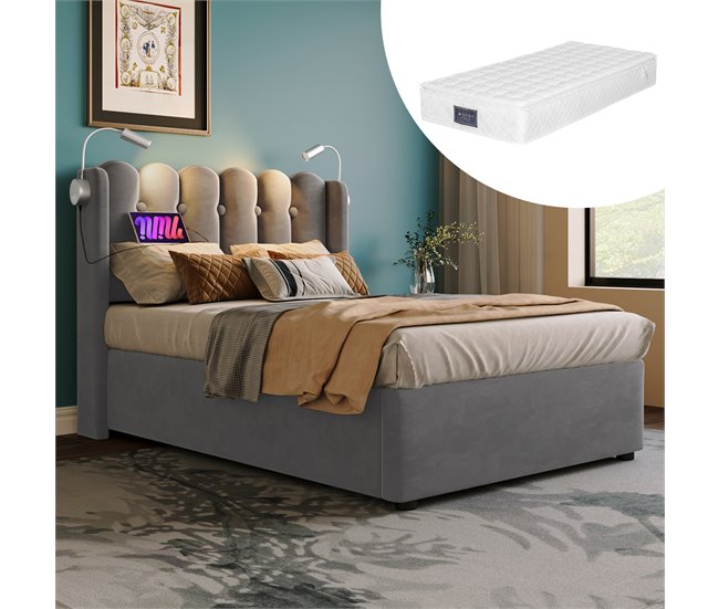 Canapés abatibles Gris