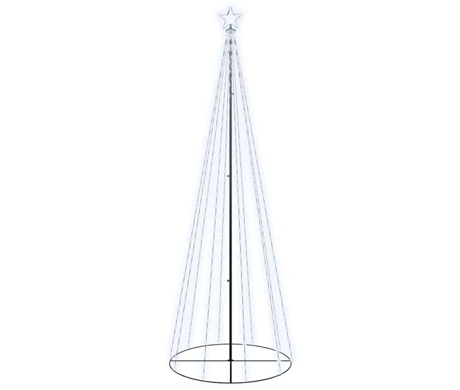 Árbol De Navidad Cónico Blanco