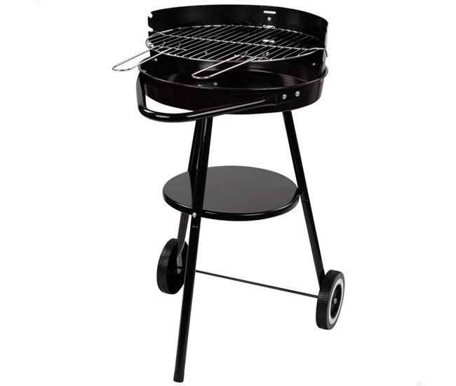 Barbacoa carbón portátil Aktive Negro