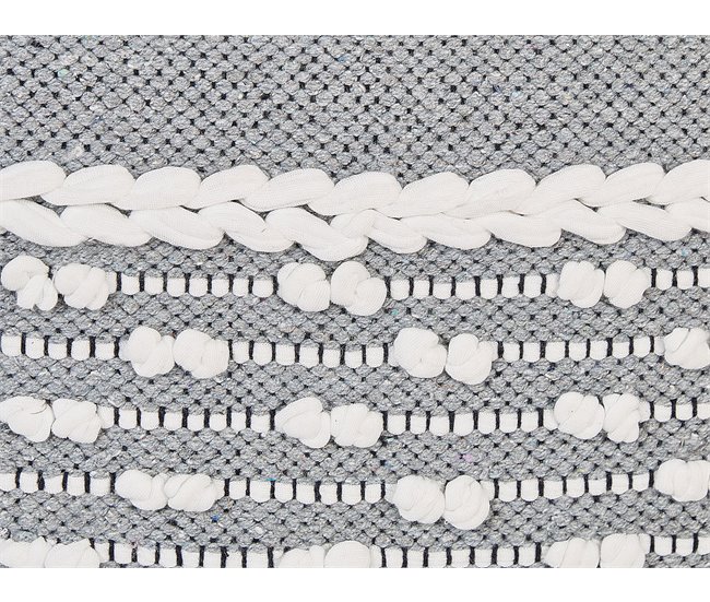 Beliani Cojín decorativo BRAHEA Gris
