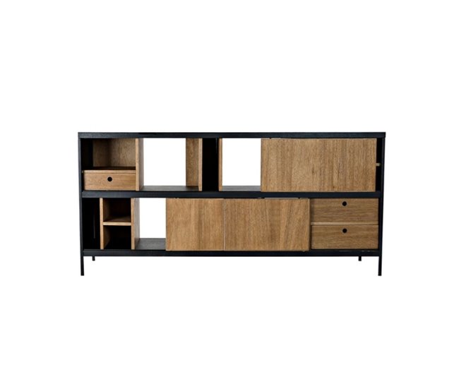 Aparador Alvin Negro/ Madera
